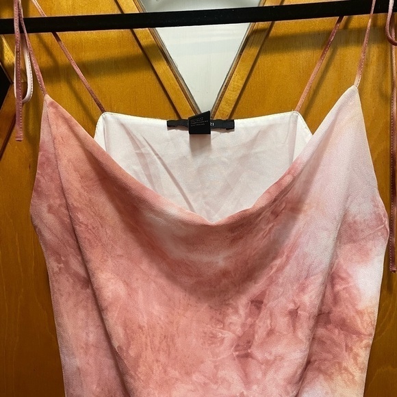Forever21 Blush Pink Flowy Shift Dress - Picture 1 of 8